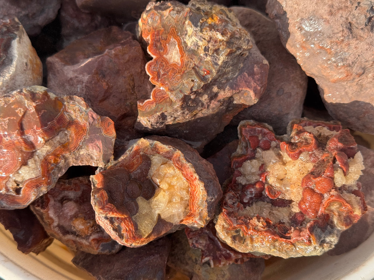 Dryhead lapidary rough