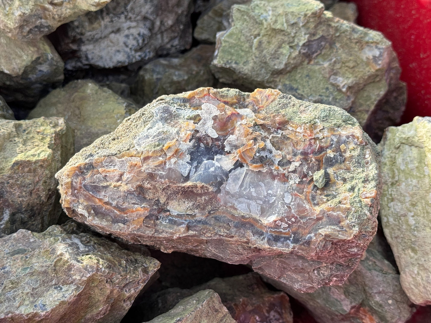 Turkish Limbcast agate specimen rough by weight